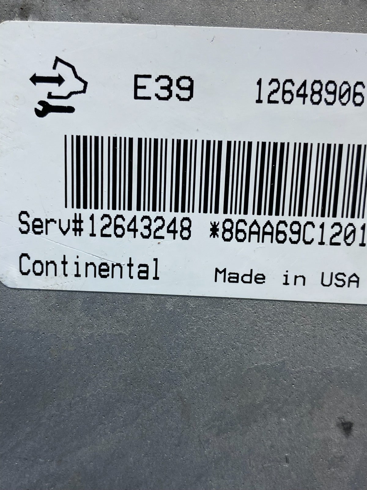 2012 GMC Acadia Traverse Engine Control Module ECM ECU 12648906 ae0171 DG2
