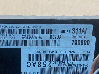 2008 Jeep Grand Cherokee 5.7L Engine Computer Module ECU p05187311ai AF9048 DW2