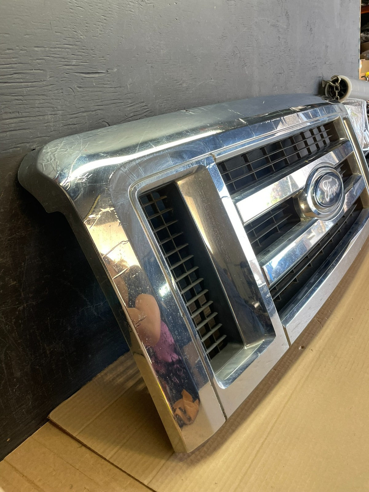 2008 to 2014 Ford Econoline E150 E250 Front Upper Chrome Grill Grille AE8655 DW2