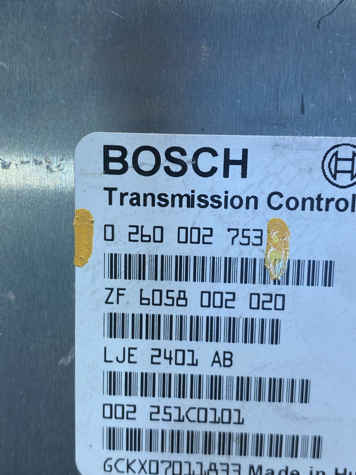 1998 to 2003 Jaguar XJ8 Transmission Control Unit TCU TCM Module OEM ac0979 DG2