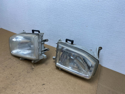 1999-2004 Nissan Pathfinder Left+Right Side Set Halogen Headlights Oem AC3303 DW1