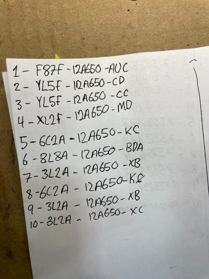 Mix of 10 Ford ECM Engine Computer Module U2118 PS2