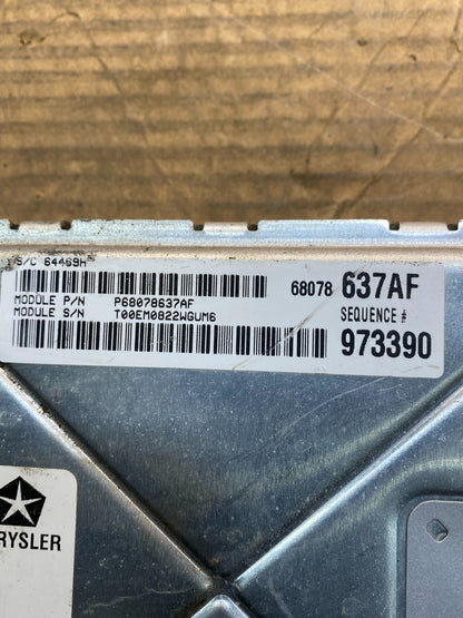 2012 Dodge Charger Chrysler 300 3.6L Engine Control Unit ECU ECM AA5753 DG2