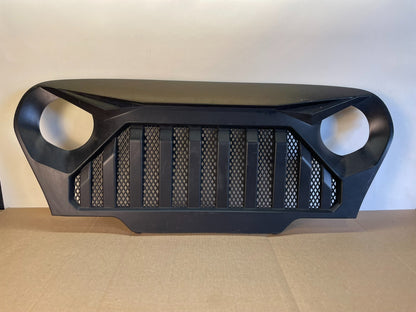 1997 to 2006 Jeep Wrangler TJ Front Matte Black Grill Grille with Mesh AG98520