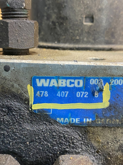 Wabco ABS Hydraulic ABS Pump With Module P/N 4784070720 AD7581 DG6