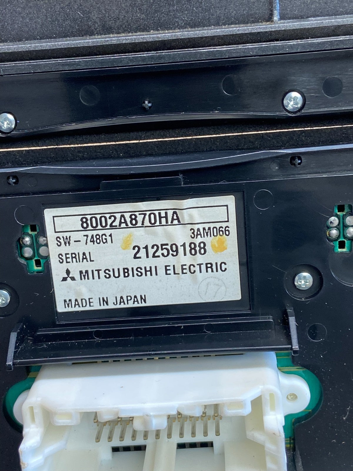 2009 2012 Mitsubishi Galant A/C Heater Climate Control Unit Switch AH1447 DG5