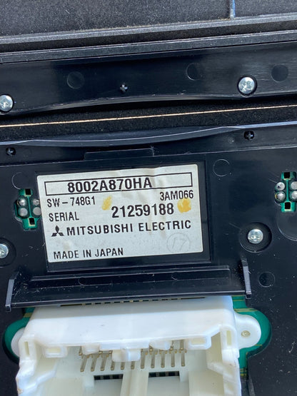2009 2012 Mitsubishi Galant A/C Heater Climate Control Unit Switch AH1447 DG5