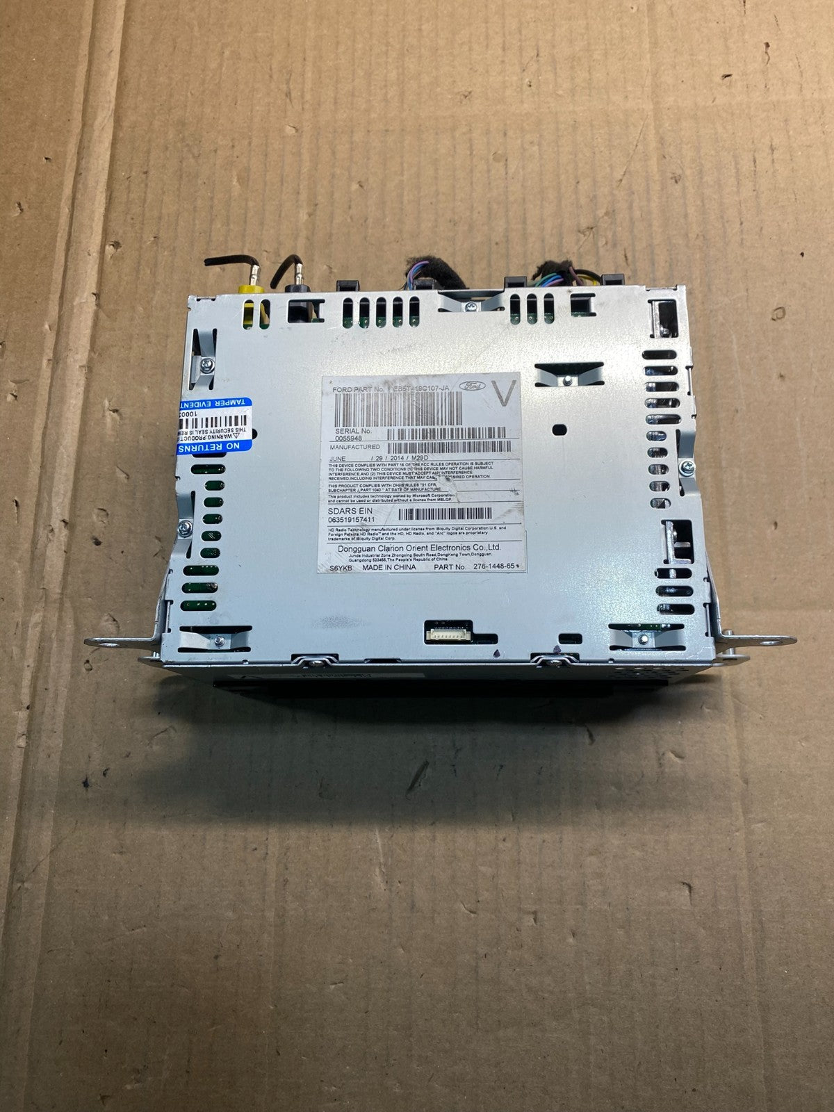 2014 to 2015 Ford Explorer Audio Equipment Radio Receiver AM FM CD AB2685 DG4