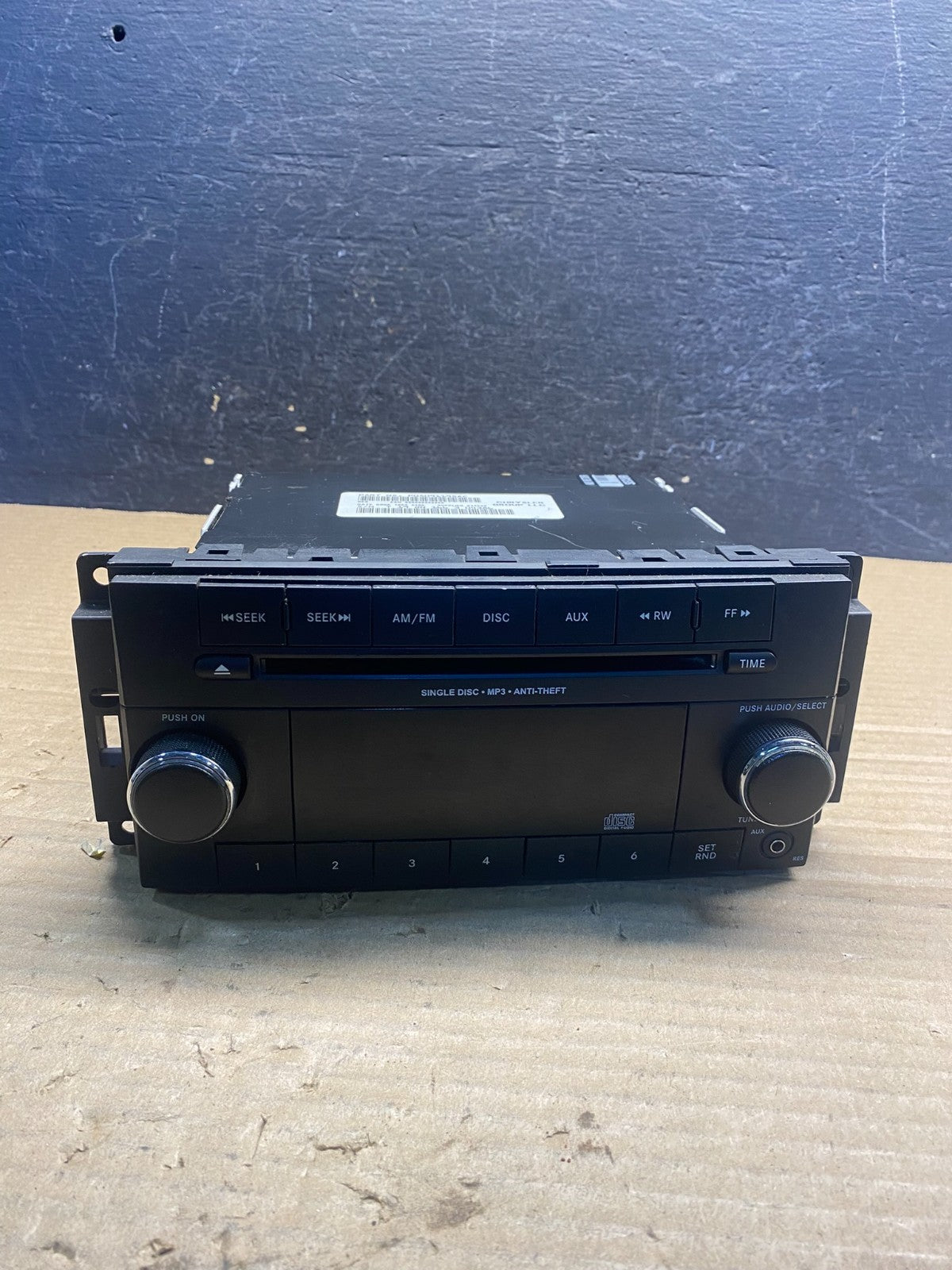 2007-2012 Chrysler Dodge Jeep Ram Radio CD MP3 AUX Receiver AF3893 DG0
