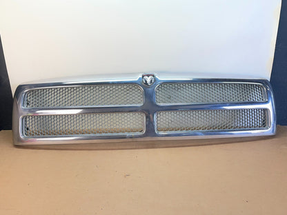 1994 to 2001 Dodge Ram 1500 Upper Front Chrome Grill Grille AF8764 DG0