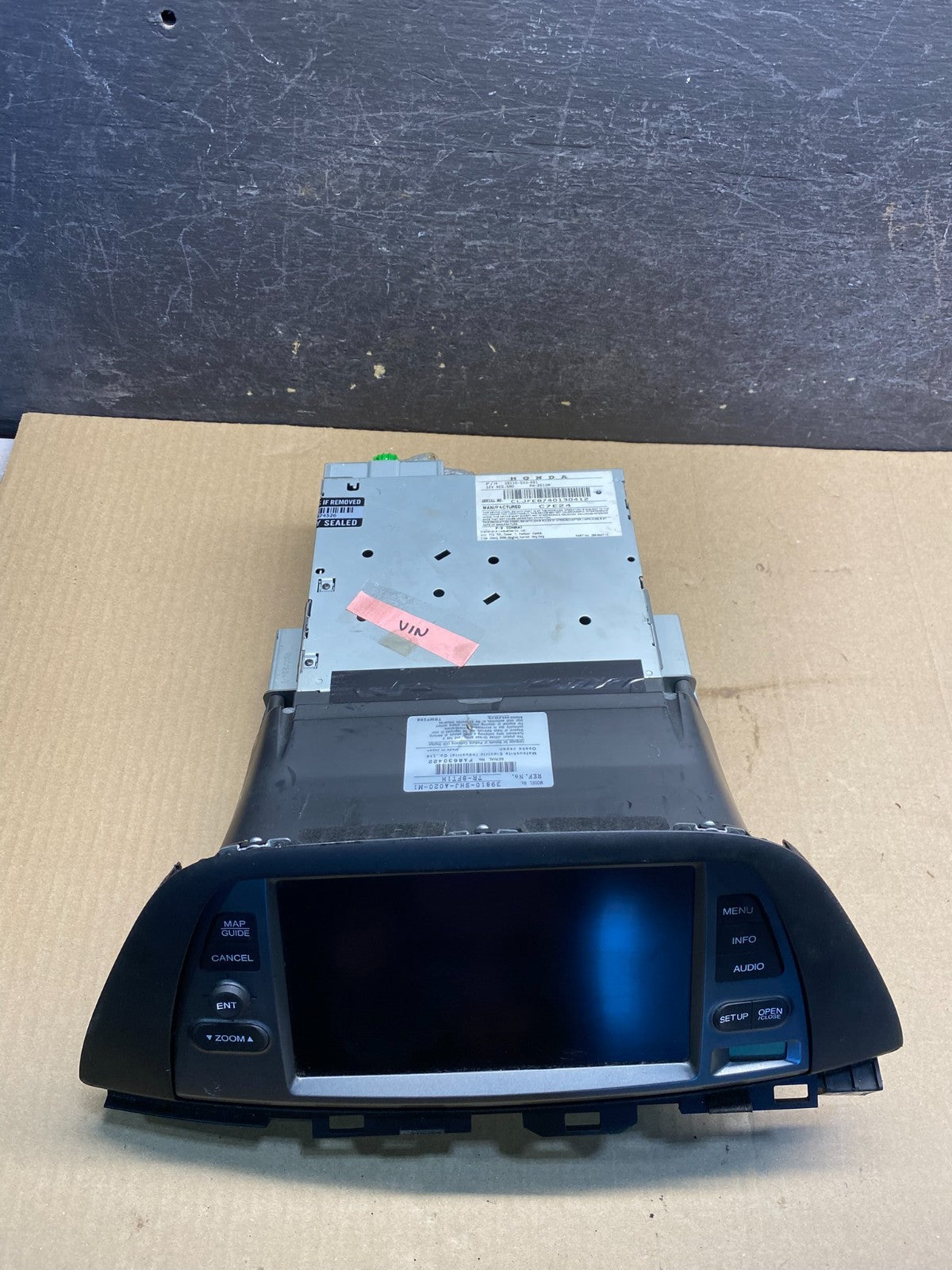 2005 to 2010 Honda Odyssey Navigation GPS Screen Display Radio AI5105 DW3