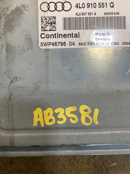 2013 2014 2015 Audi Q7 3.6L Engine Computer Ecu Pcm Ecm 4L0910551Q OE ab3581  DG3