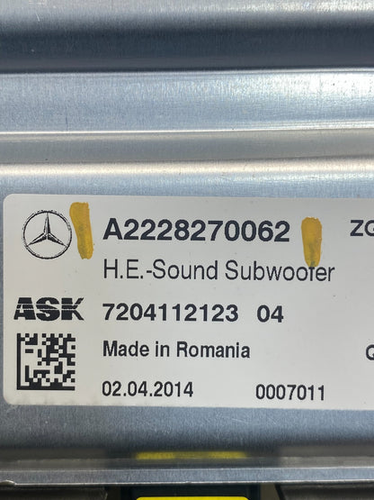 2014-2020 Mercedes Benz W222 S550 Stereo Audio Radio Amplifier ah1737 DG2