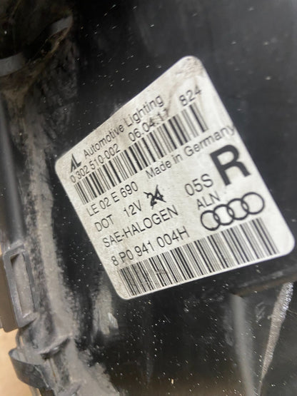 2005 to 2008 Audi A3 Right Passenger RH Side Halogen Headlight OEM AA1320 DW9
