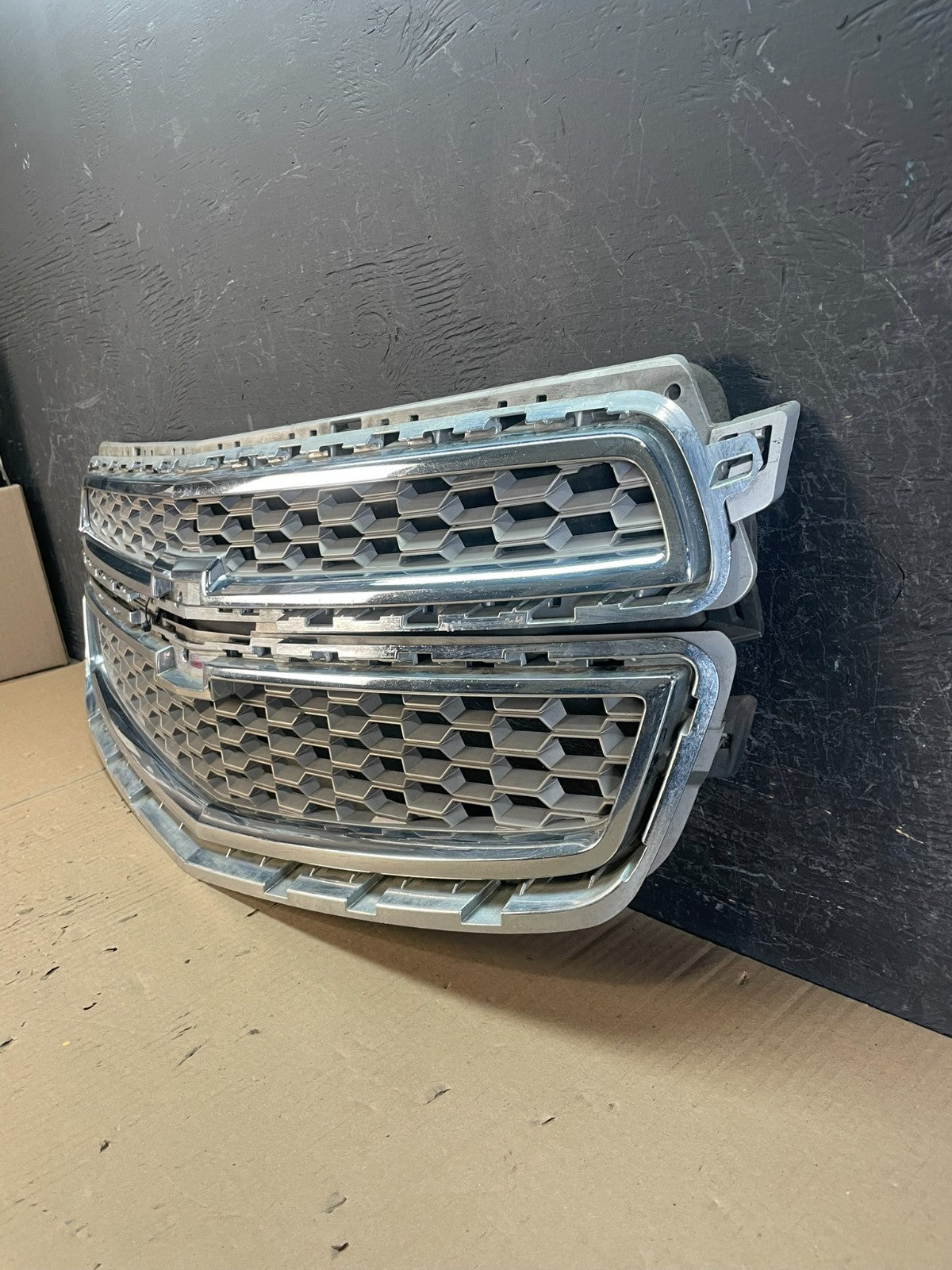 2013-2016 Chevrolet Malibu Front Lower Upper Bumper Grille Grill AD8746 DG1