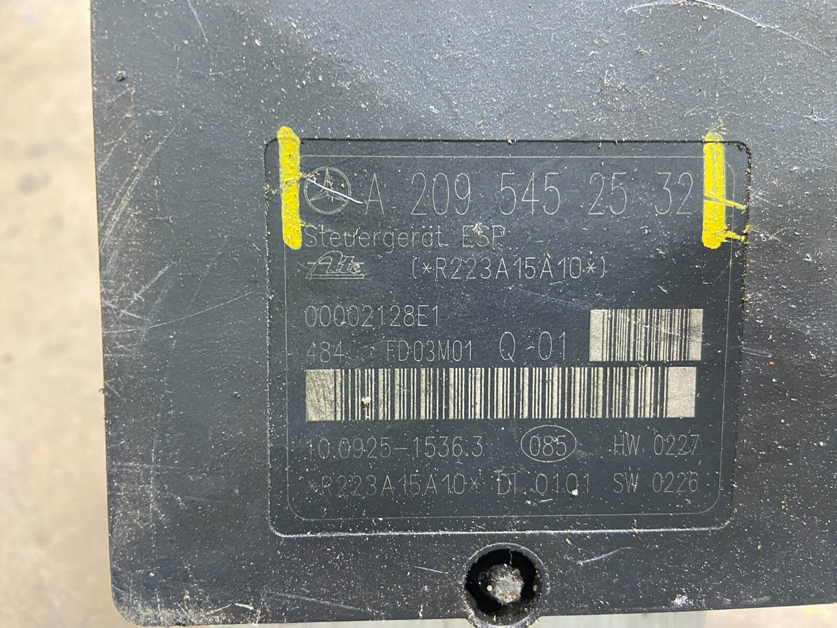 2003 to 2007 Mercedes W203 C230 CLK350 ABS Anti Lock Brake Pump Module M3010 DG4