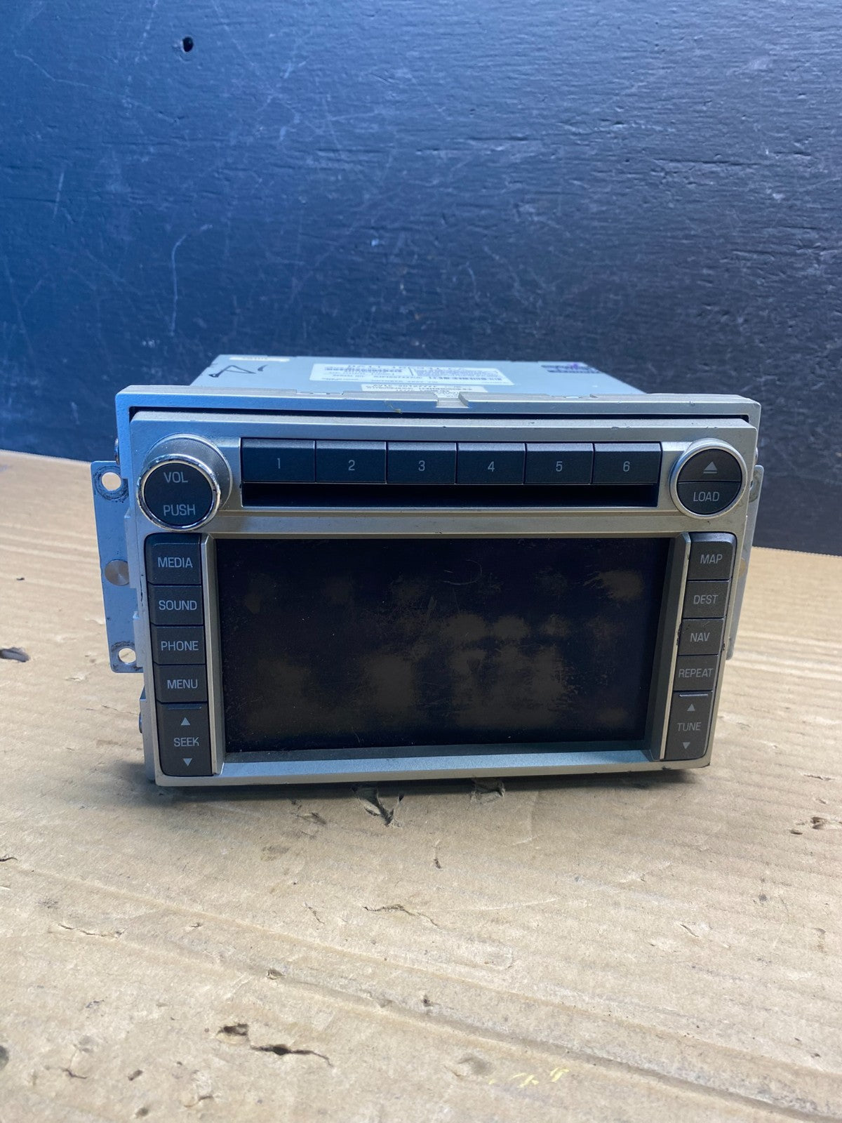 2008 2009 Lincoln Mkx Am Fm Cd Player Radio Navigation Screen Display ae4792 DG0