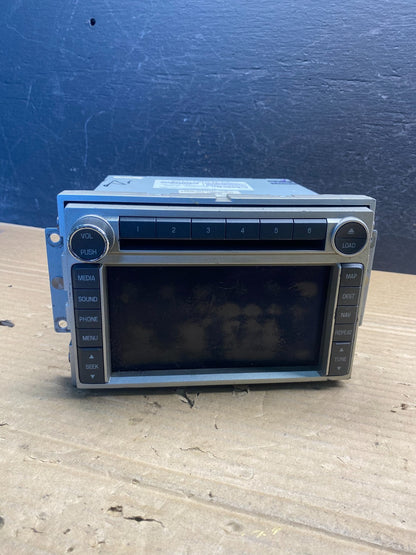 2008 2009 Lincoln Mkx Am Fm Cd Player Radio Navigation Screen Display ae4792 DG0