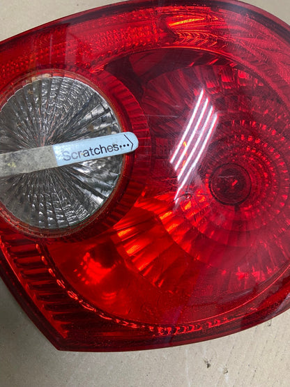 2005 to 2008 Toyota Corolla Left Driver Lh Side Tail Light AD6455 LK3