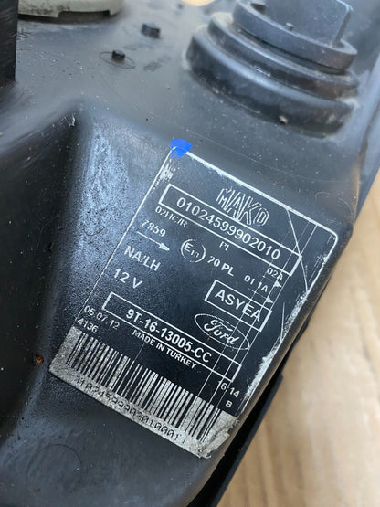 2010 to 2013 Ford Transit Connect Left Driver Side Headlight AI5777 DW8