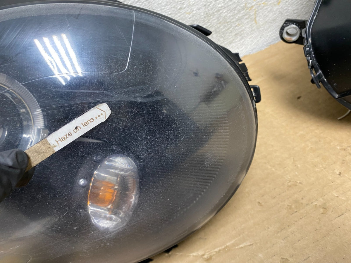 2007 to 2013 Mini Cooper Left+Right Set LED Black Headlights AH8362 DG7