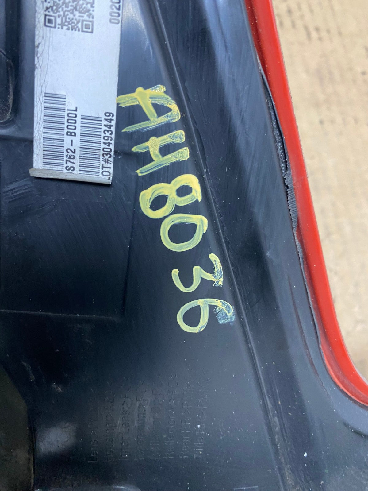 2016 2017 2018 Nissan Altima Left Driver LH Side Tail Light AH8036 LK6