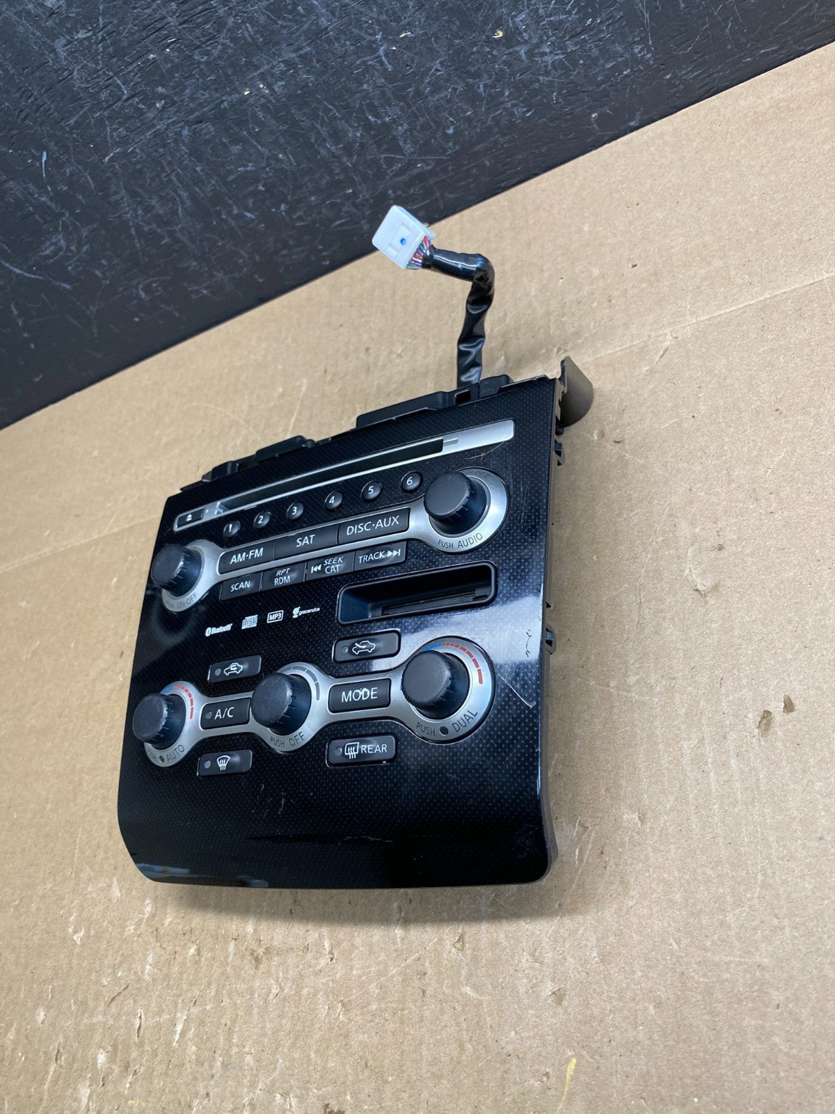 2010-2013 Nissan Maxima Center Console Climate Control Radio Bezel AC6310 DG2