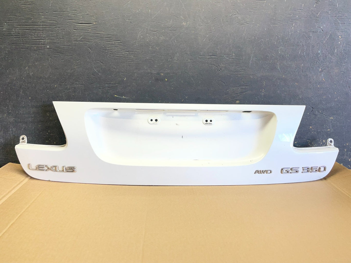 2007-2011 Lexus GS350 Trunk License Plate Trim Panel Cover 76801-30140 AB2941 DG0