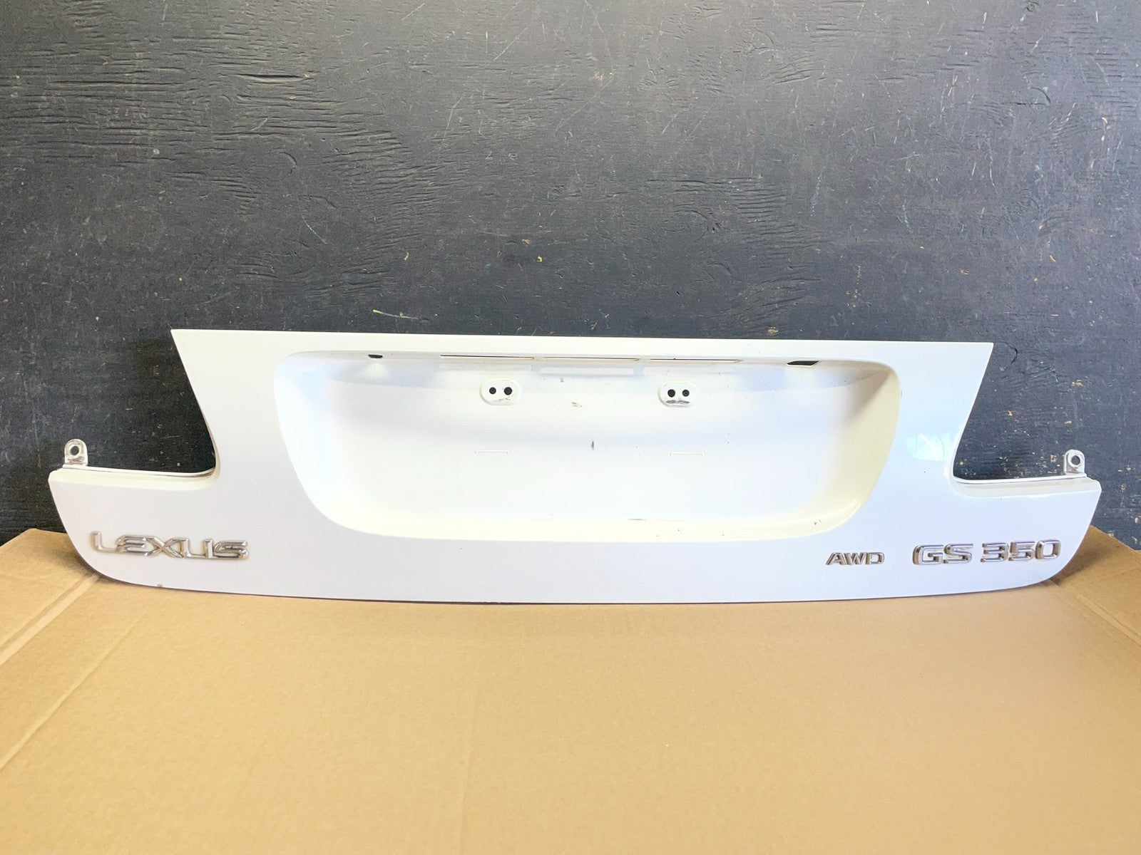 2007-2011 Lexus GS350 Trunk License Plate Trim Panel Cover 76801-30140 AB2941 DG0