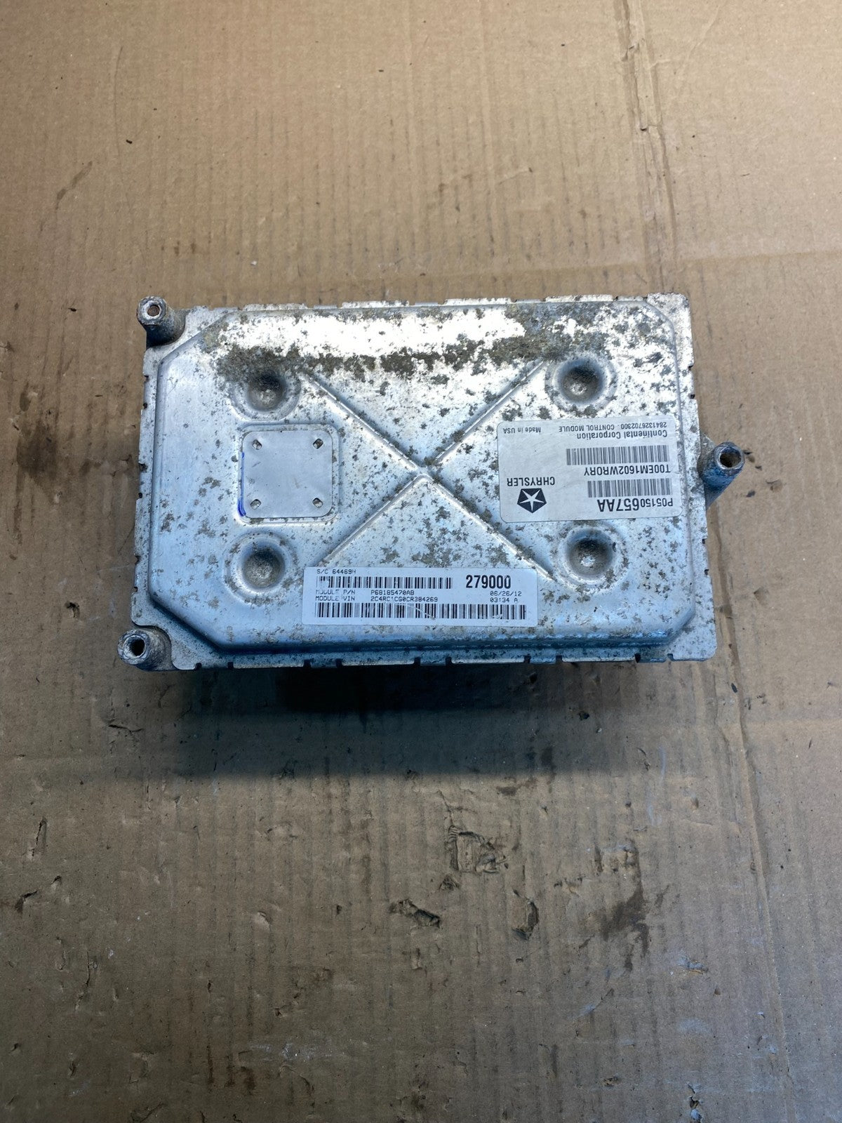 2012 Dodge Grand Caravan Town & Country ECM ECU Engine Computer OEM aa7419 DG3