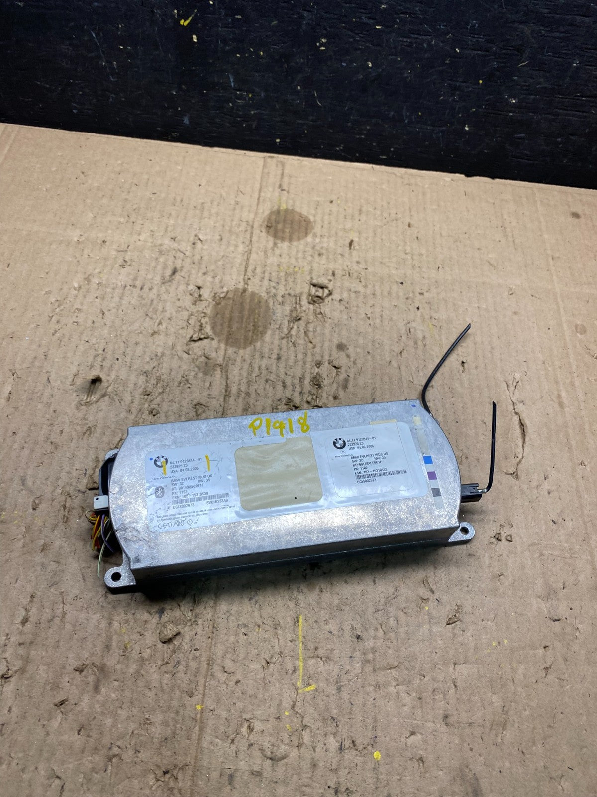 2004 to 2010 Bmw Bluetooth  Control Module Computer Telematics OEM P1918 DG5