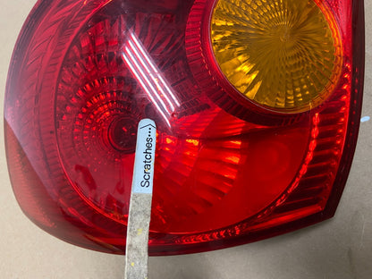 2003 to 2005 Toyota Corolla Right Passenger RH Side Tail Light Oem AB6323 DW3