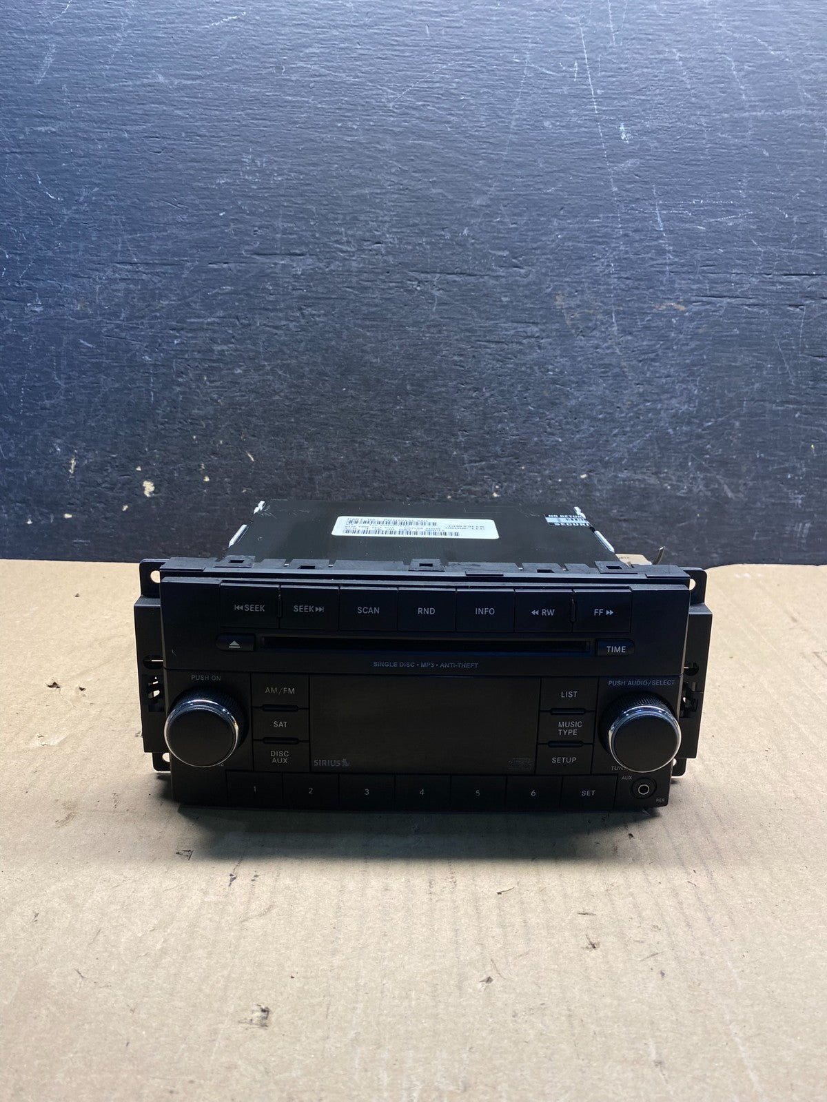 2007-2012 Chrysler Dodge Jeep Ram Radio CD MP3 AUX Receiver AI7213 DW0