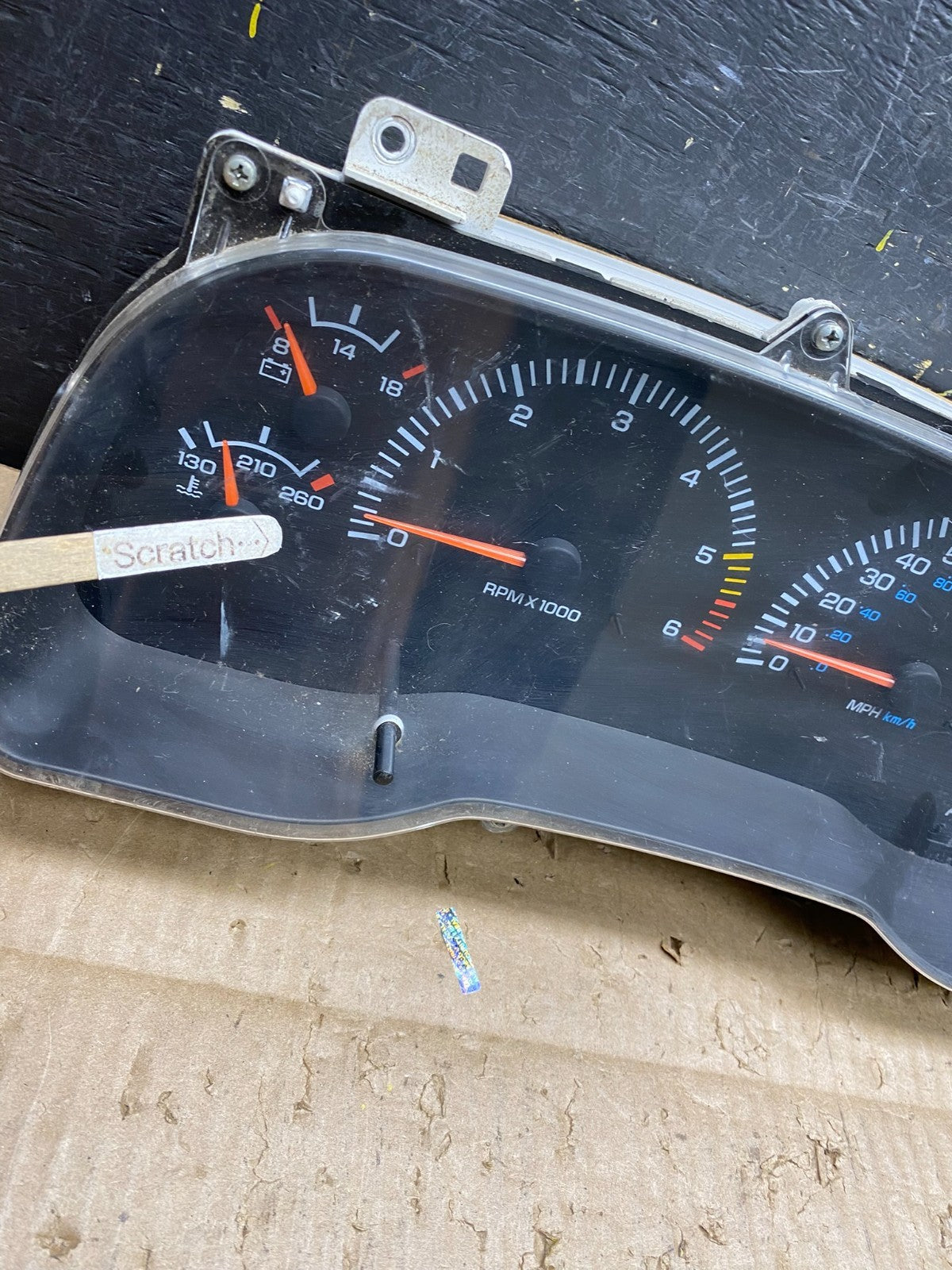 1998 1999 2000 Dodge Dakota Instrument Speedometer Gauge Cluster V7348 DG1