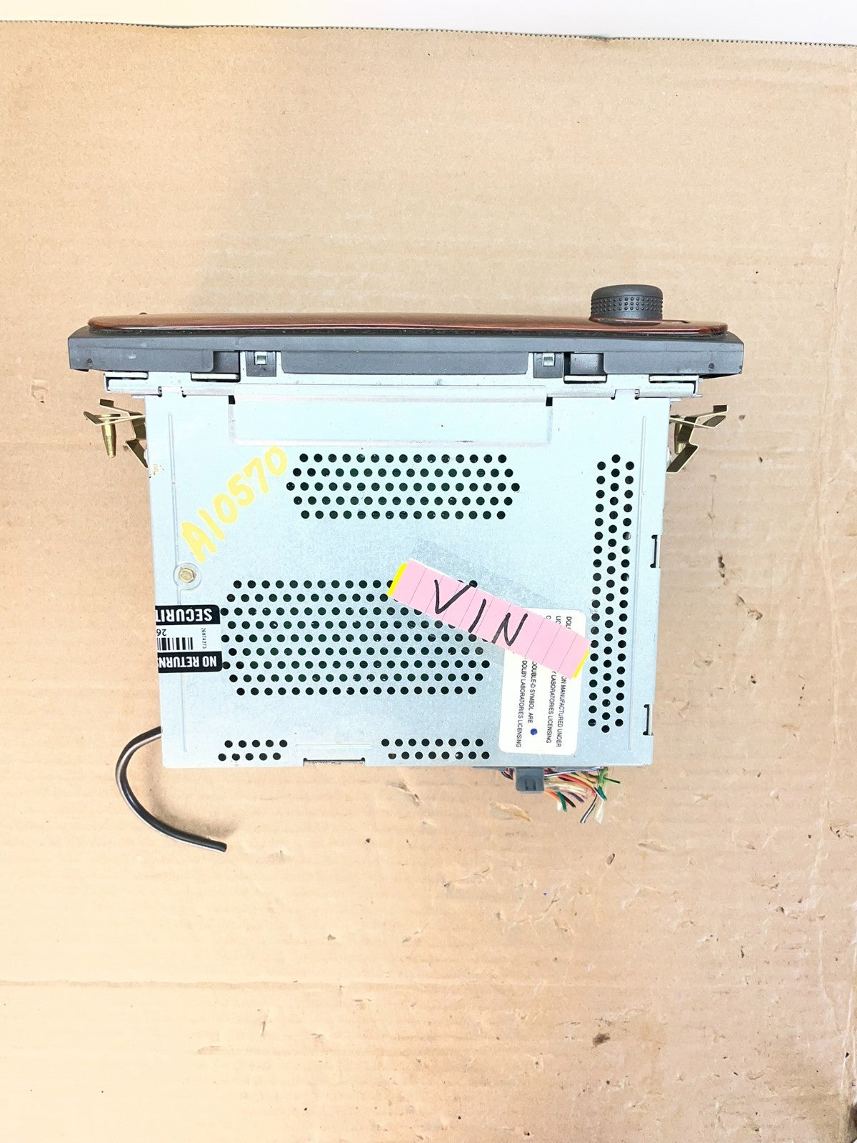 2000-2001 Cadillac Deville AM FM Cassette Radio Stereo CD Player AI0570 DG7