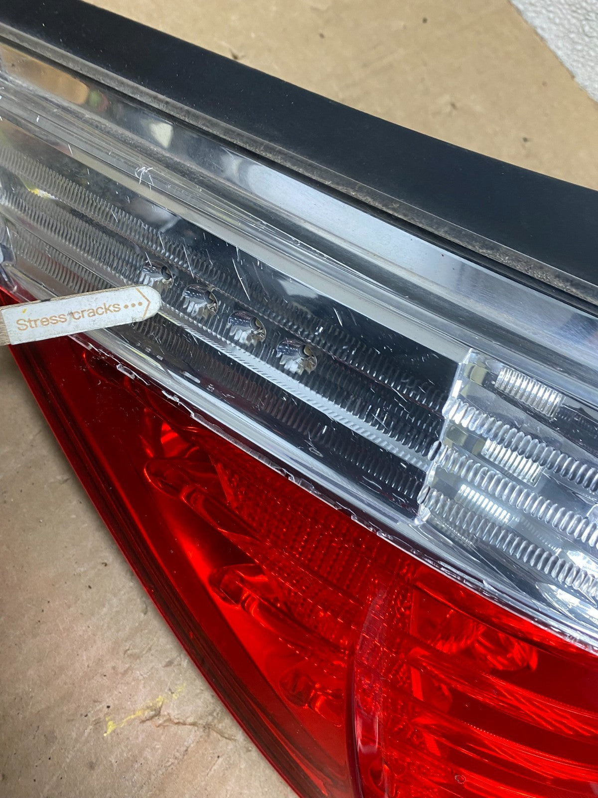 2008 2009 2010 BMW 5 525i 530i Left Driver Lh Tail Side Light W9349 DW4