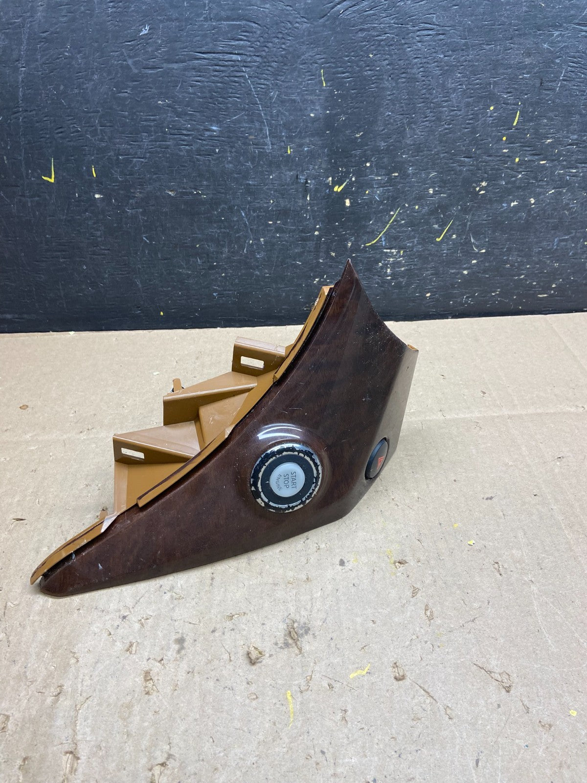 2011 to 2017 Nissan Quest Ignition Switch Bezel Woodgrain Hazard Switch u4749 DG0
