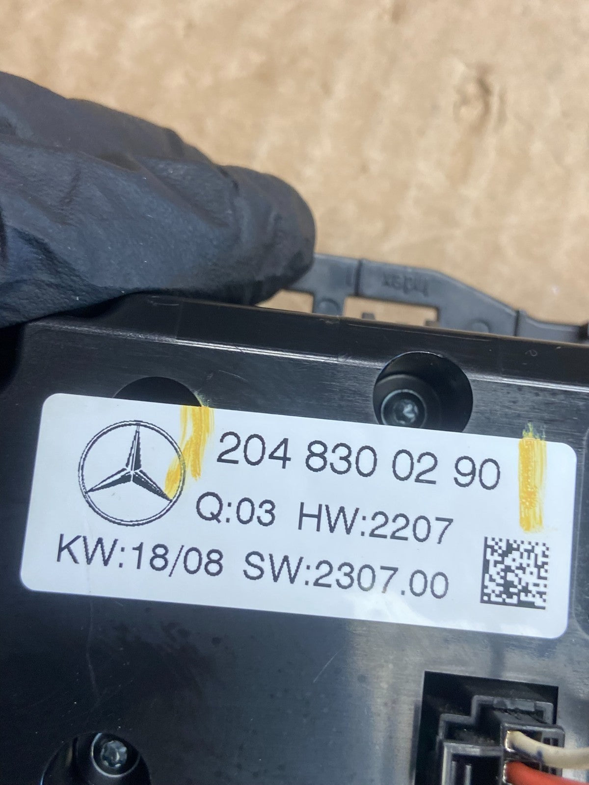2008 2009 2010 Mercedes C-Class C300 A/C AC Climate Control Panel AF6277 DG6
