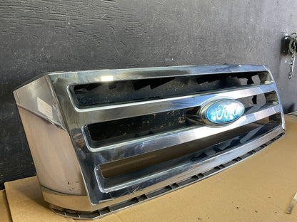 2007 to 2014 Ford Expedition Front Upper Chrome Grill Grille Oem AB2962 DG1