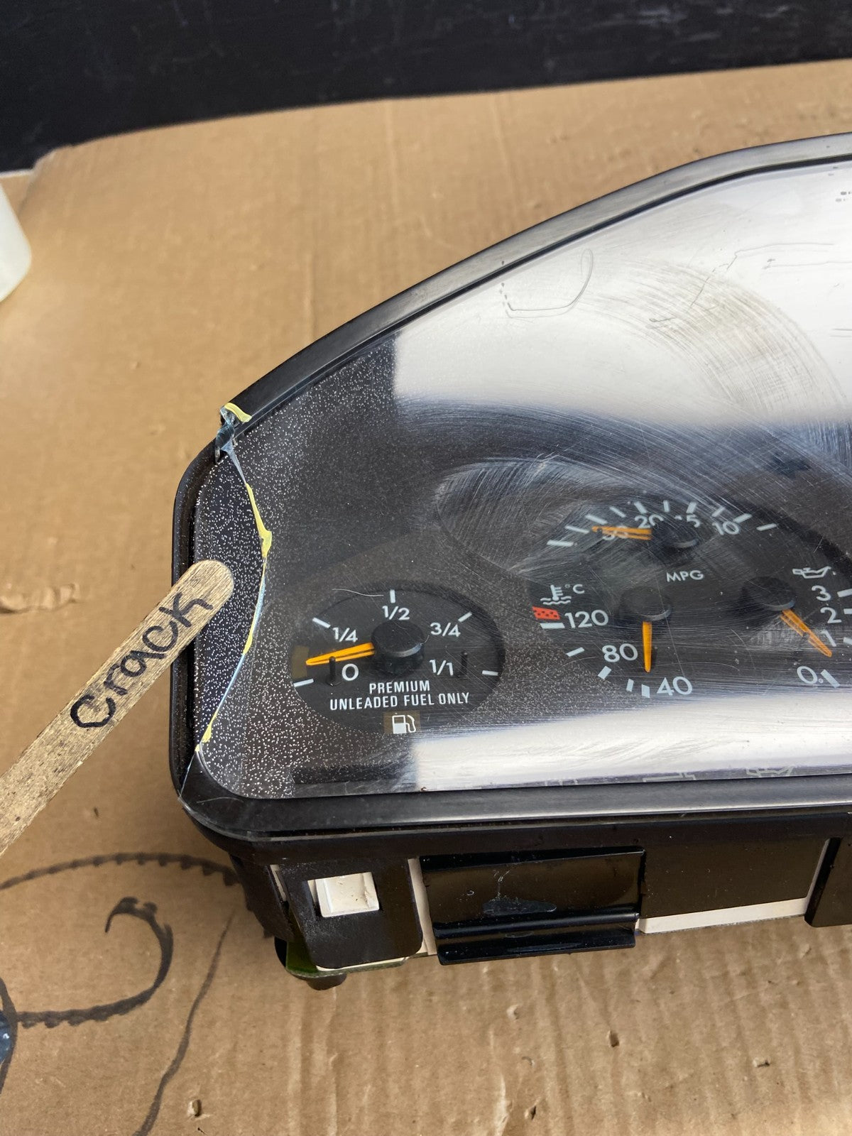 1996 to 1999 Mercedes W140 S420 Instrument Cluster Speedometer AF1596 DG4