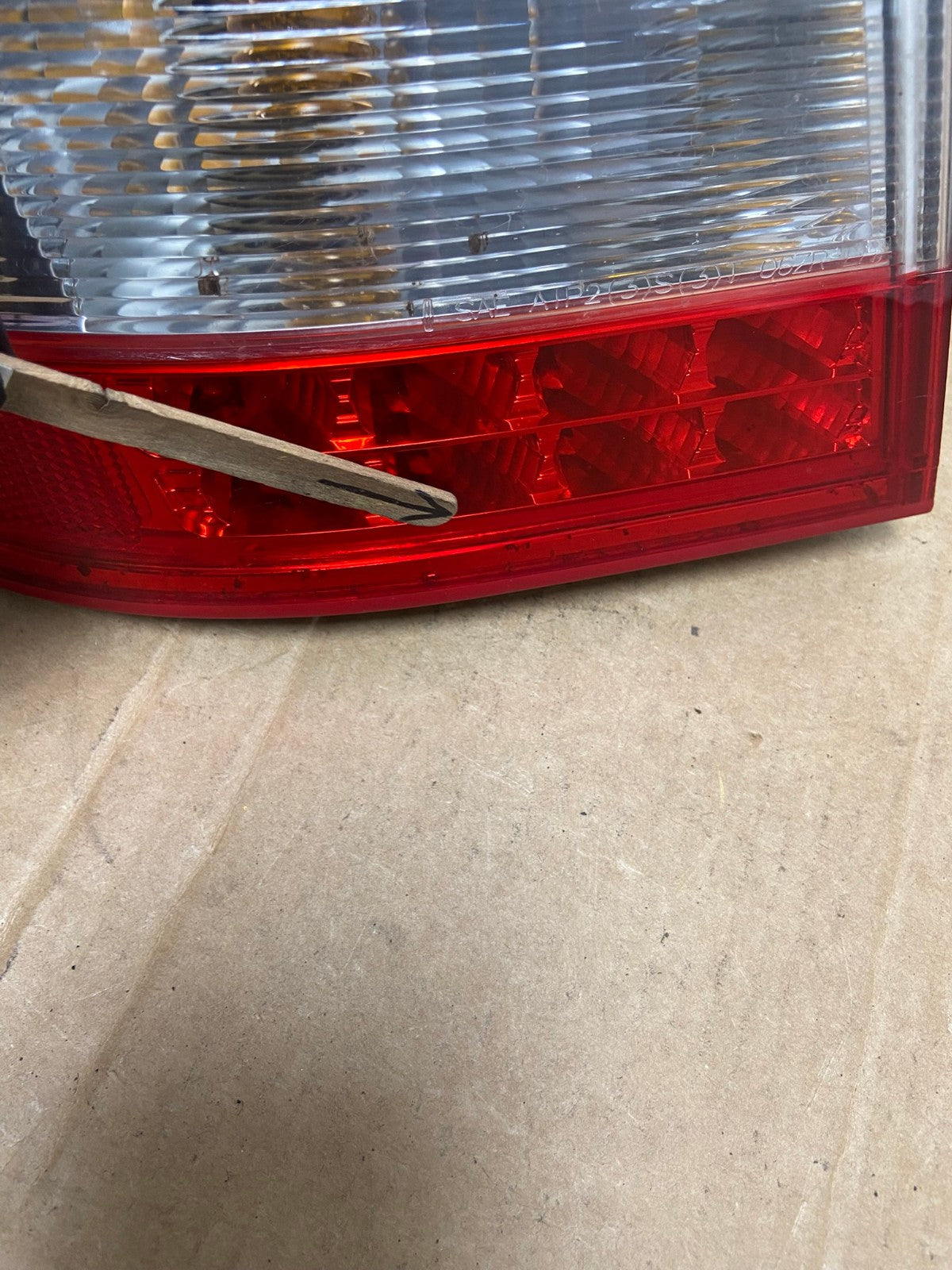 2007 to 2009 Lincoln MKZ Zephyr Left Driver Lh Side Tail Light AD5389 LK4