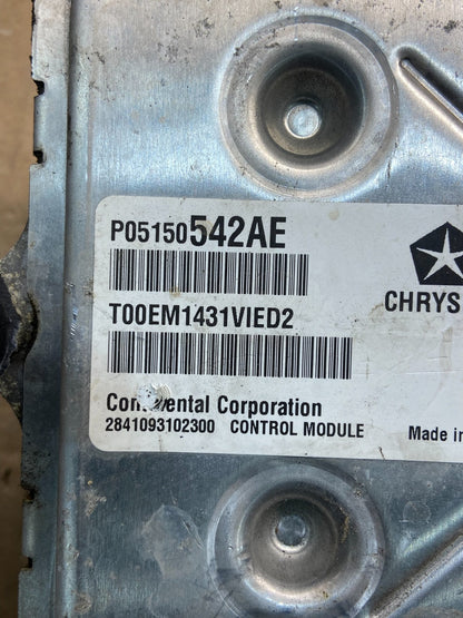 2011 Jeep Compass Patriot PCM ECM ECU Engine Computer Module AG1633 DW2