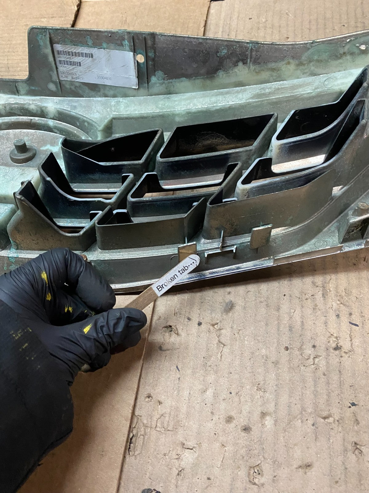 2009 to 2011 Subaru Impreza Sedan Front Upper Grille Grill Aftermarket V7144 DG11