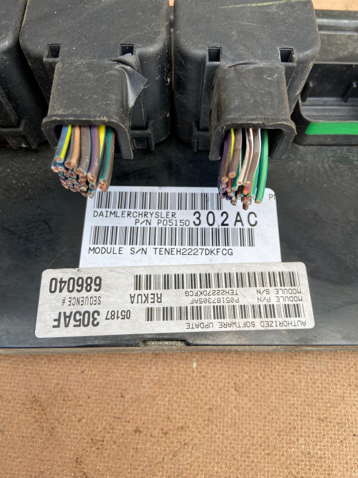 2008 Jeep Grand Cherokee Commander 3.7L Engine Computer ECU P05150302AC AD29062