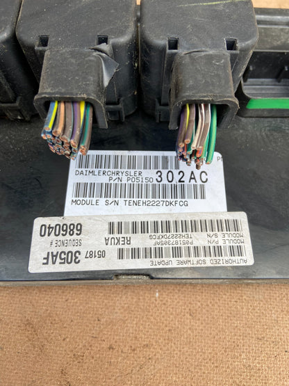 2008 Jeep Grand Cherokee Commander 3.7L Engine Computer ECU P05150302AC AD29062