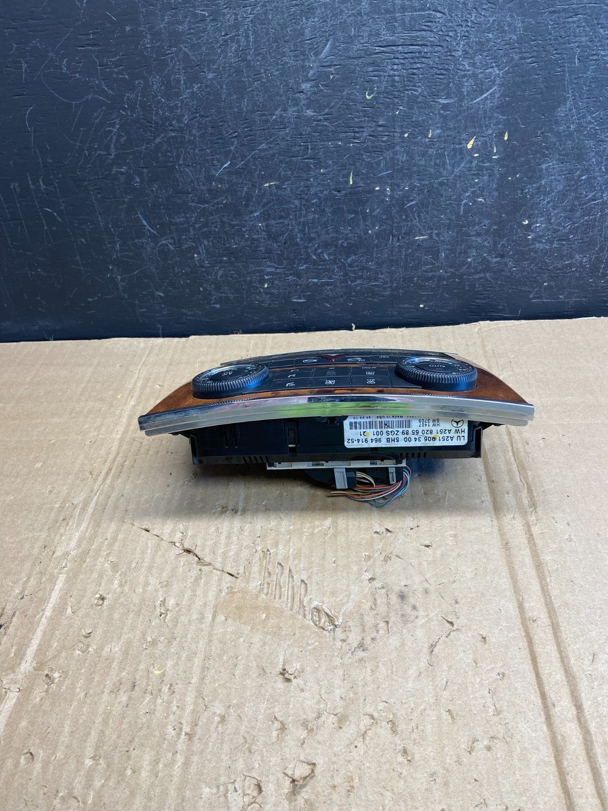 2007-2012 Mercedes X164 GL350 GL450 Climate Control Bezel Wood Switch AE1852 DG3