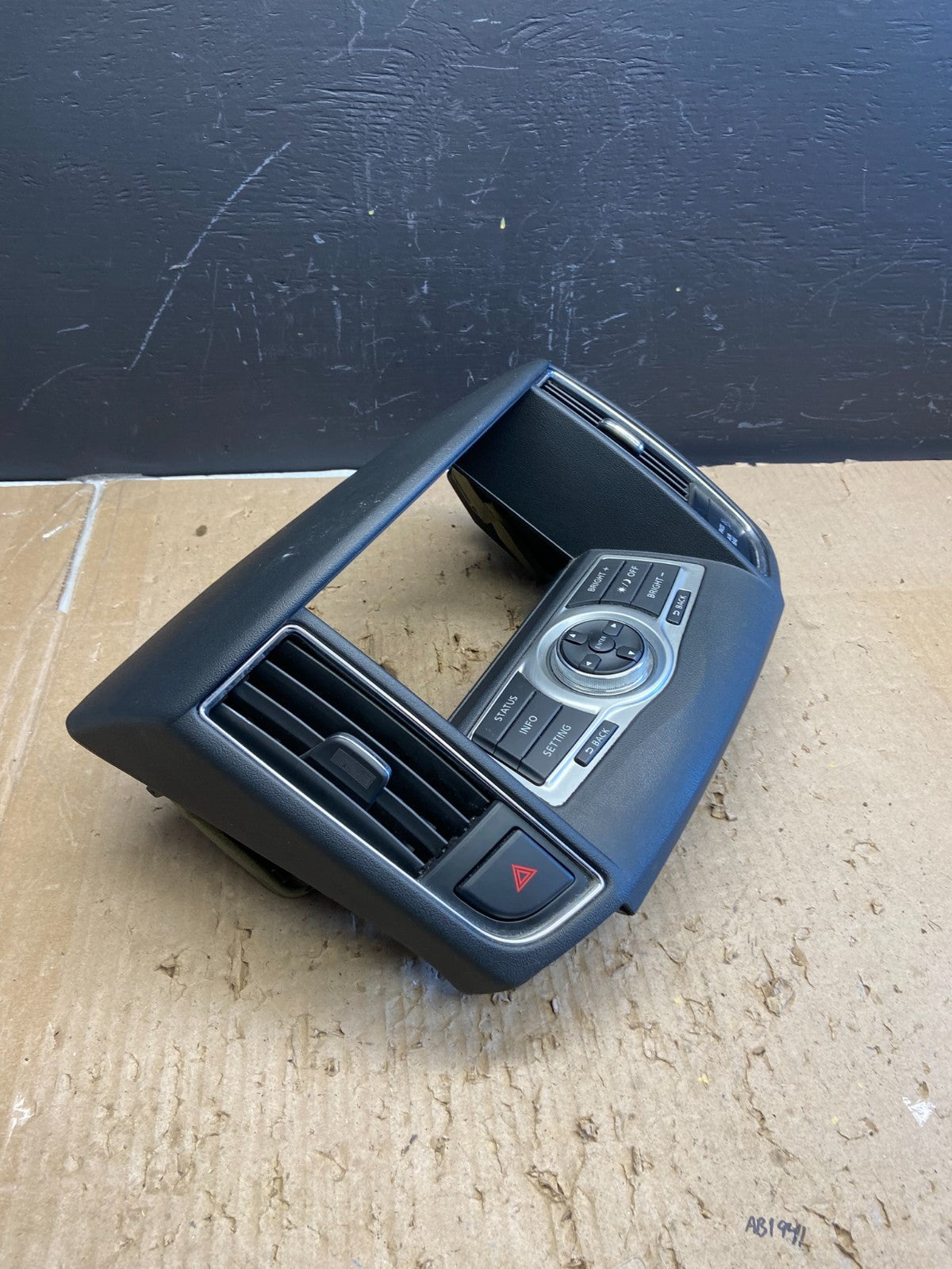 2011 2012 2013 Nissan Maxima Radio Audio Panel Control Bezel Trim  AB5860 DG1