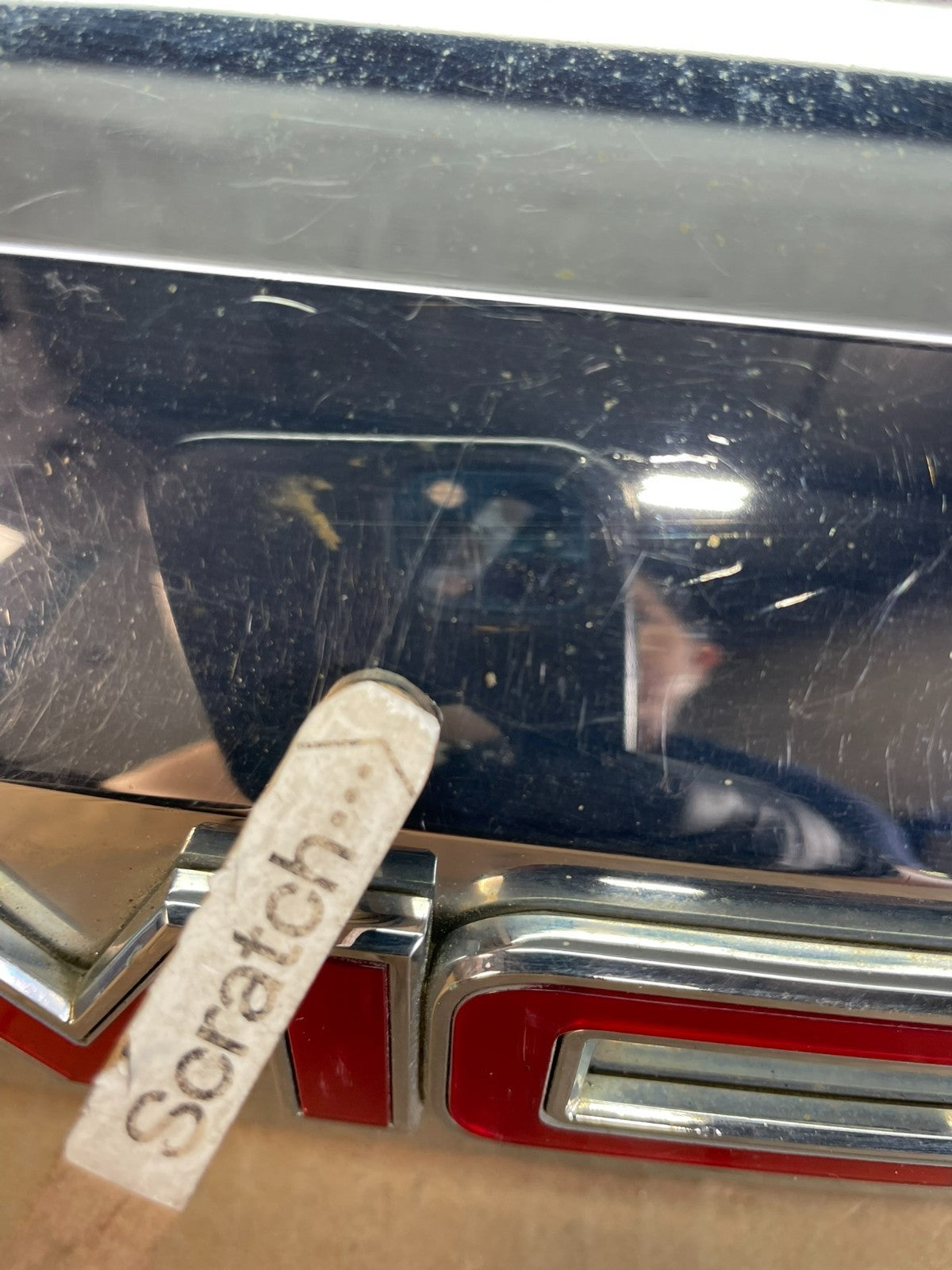 2010-2015 Gmc Terrain Lift Gate Handle Trim Back Up Camera Chrome Panel AD58654