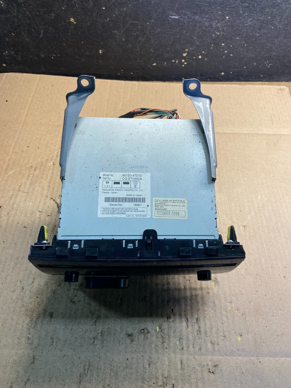 2006 to 2009 Toyota Prius OEM Radio AM/FM CD Player Oem Z0679 DG5