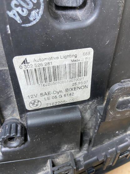 2007 to 2010 BMW X3 Left Driver LH Side Headlight HID Xenon OEM Z6918 DW9